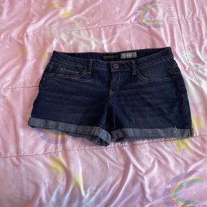 Denim shorts